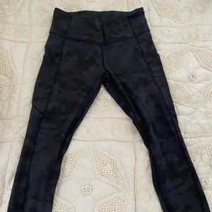 New without tags lululemon fast and free camo legging